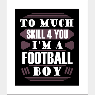 American Football Player Tackle Gift Idea Posters and Art